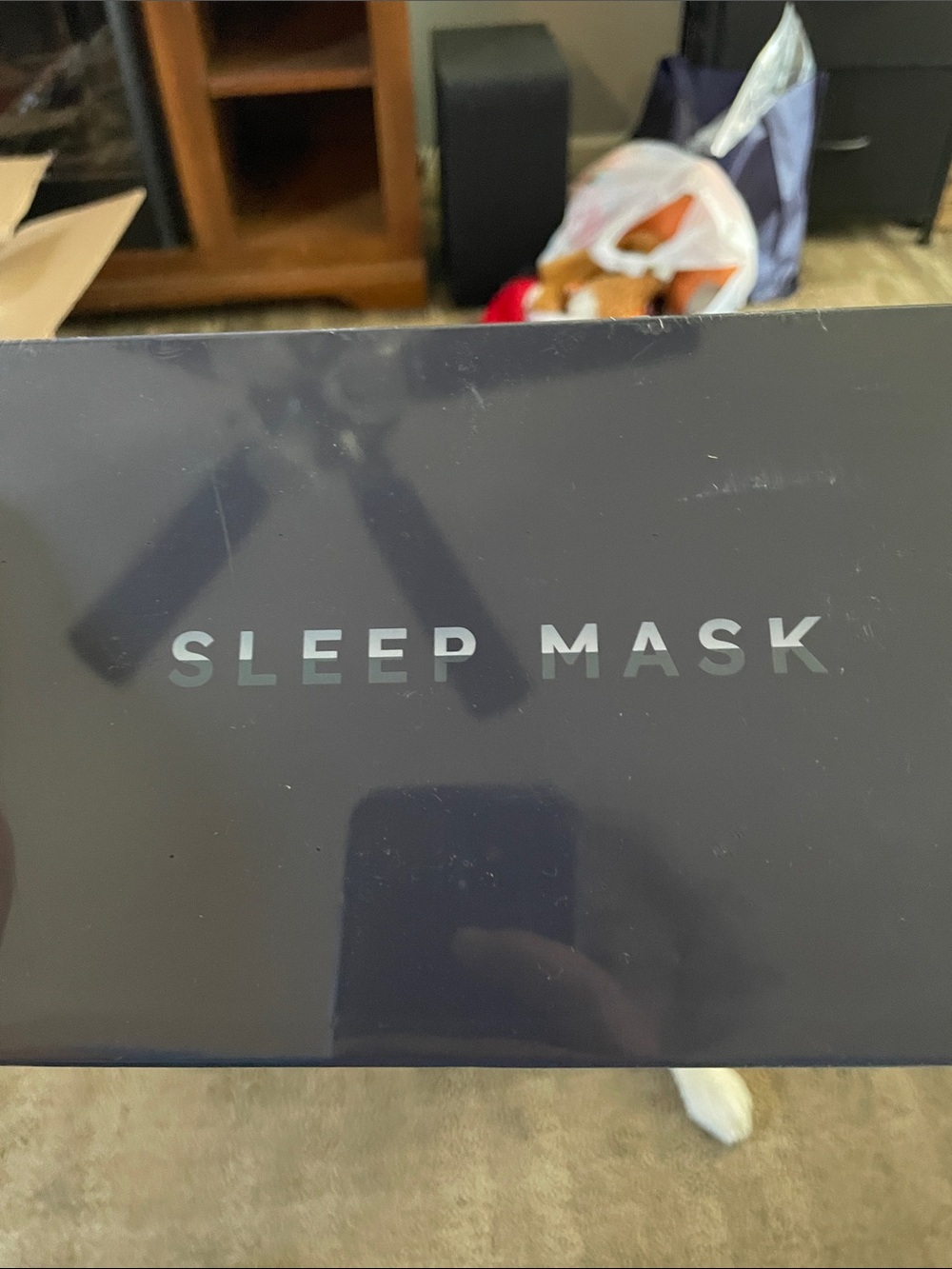 Black Sleep Mask - Brand Unknown
